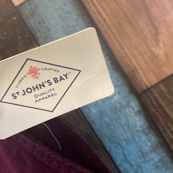 St.Johns bay soft purple button down skirt - Picture 7 of 16